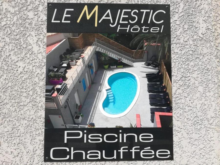 Hotel Le Majestic Canet Plage ภายนอก รูปภาพ