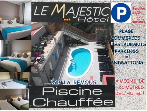 Hotel Le Majestic Canet Plage ภายนอก รูปภาพ